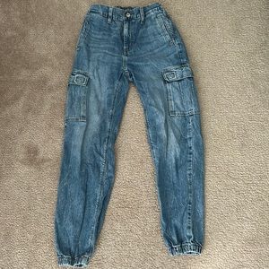 Chino Cargo style Blue Jeans